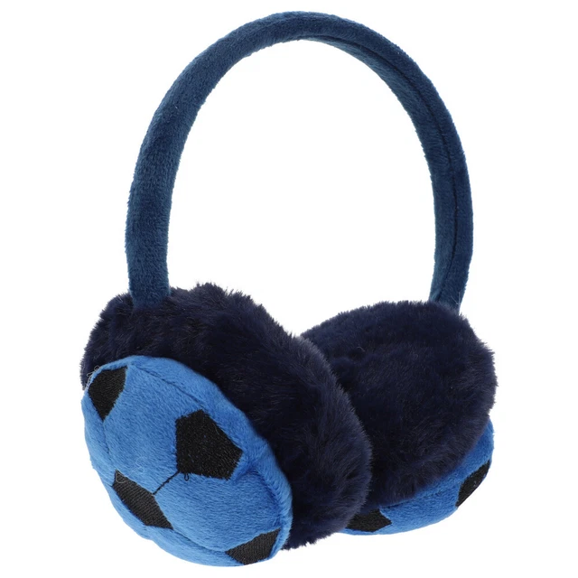 Paraorecchie calcio lana artificiale ragazzo peluche scaldaorecchie peluche protezione orecchie peluche