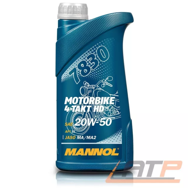 1 L Liter Mannol 7830 Motorbike 4-Takt Hd Api Sl Motorrad-Öl Motorradöl