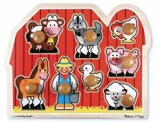 Melissa and doug deals farm animals puzzle