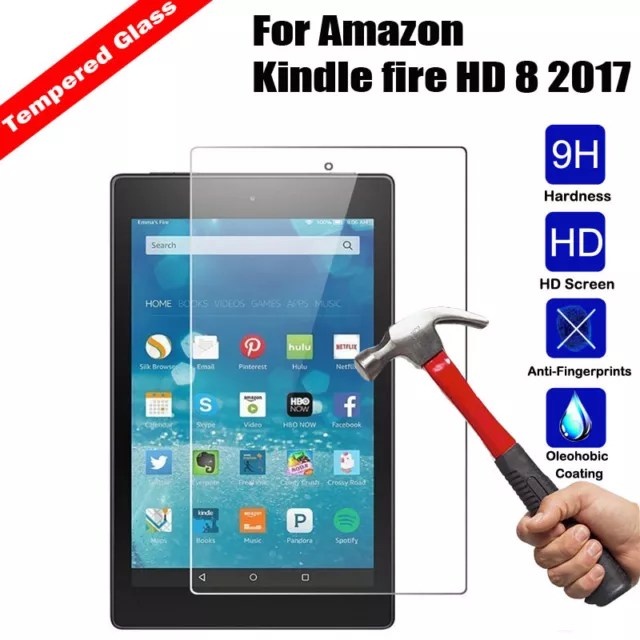 100% Genuine Ultra Clear Tempered Glass Screen Protector For Kindle fire Tablet