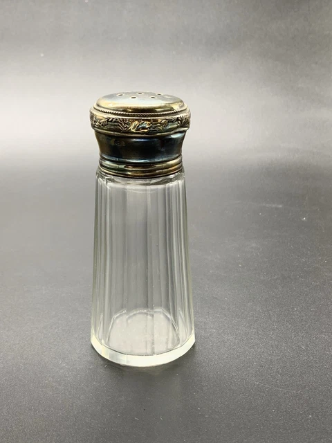 Coupe à crème Baccarat Harcourt – Cristal taillé et argent – Poinçon Tête de Minerve
