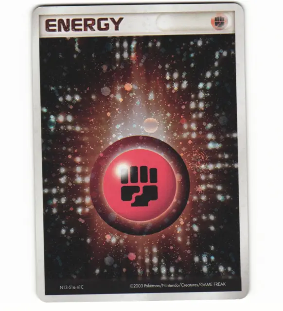Fighting Energy Holo Japanese Pokemon  Card EX  Emerald PL 1-1