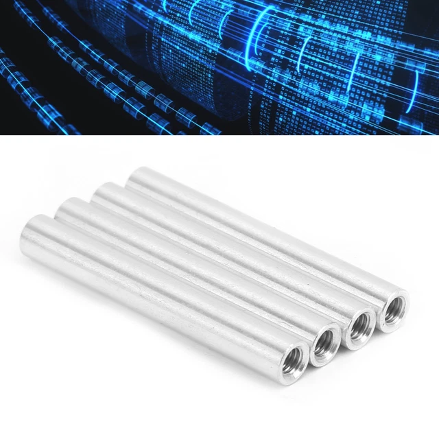 4Pcs Aluminum Standoff Aluminum Tube Female Screw Extension Support Column Robot