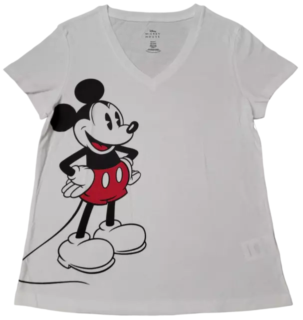 Official Disney Classic White Mickey Mouse T-Shirt!
