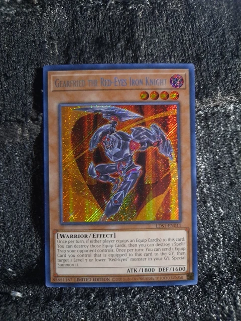 Yu-Gi-Oh! Card Gearfried The Red-Eyes Iron Knight (1st Edition, SBC1-ENI05, Near Mint) YuGiOh Gearfried Red-Eyes Iron Knight Yu-Gi-Oh! Card Gearfried The Red-Eyes Iron Knight (1st Edition, SBC1-ENI05, Near Mint) YuGiOh Gearfried Red-Eyes Iron Knight