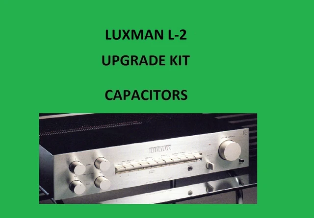 Kit De Réparation Pour Ampli LUXMAN LV-102 – Tous Condensateurs Neufs (qualité D'origine)
