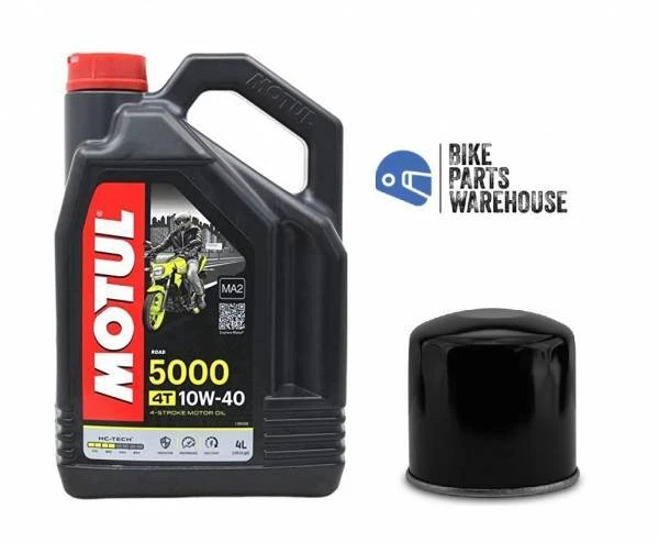 Oil Change Kit For Yamaha FZ1 Fazer 1000 2007 – 4L Motul 7100 10W-40 & Oil Filter - View #4