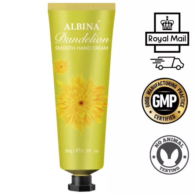 ALBINA Dandelion Hand Cream Cracked Dry Skin Anti Aging Moisturiser 30g