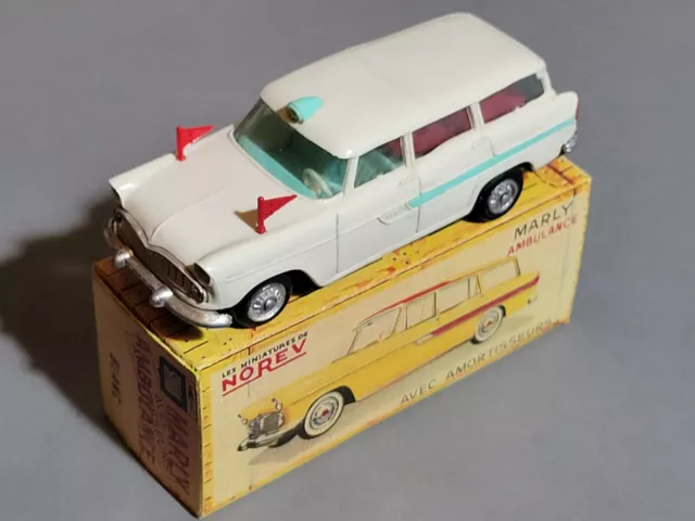 NOREV 1/43 - SIMCA MARLY AMBULANCE - Avec BOITE ASSORTIE repro