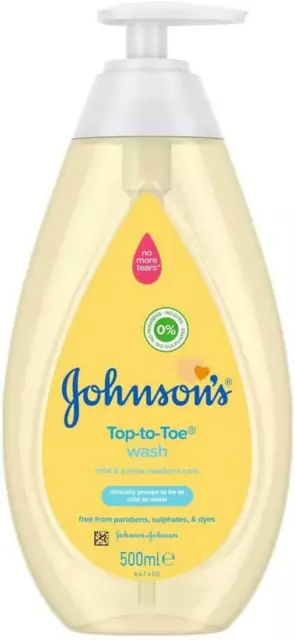 JOHNSON'S Baby Top-To-Toe Wash 500ml