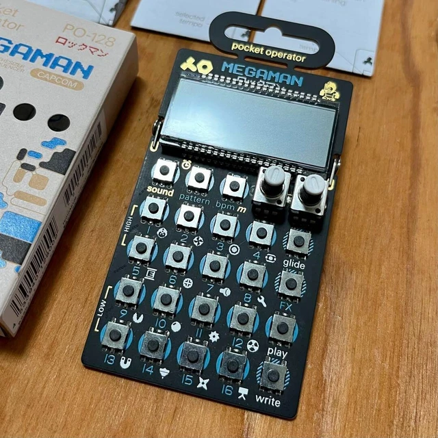 Lot Teenage Engineering : Mega Man PO-128 + Pocket Operator PO-133