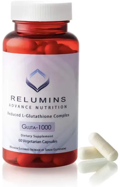 3 Pack X Advance Nutrition Gluta 1000 - Reduced L-Glutathione Complex - 30 Caps
