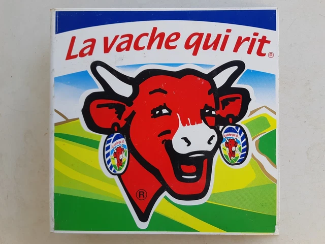 ANCIENNE TÔLE PUBLICITAIRE La VACHE QUI RIT - Benjamin Rabier - fromage