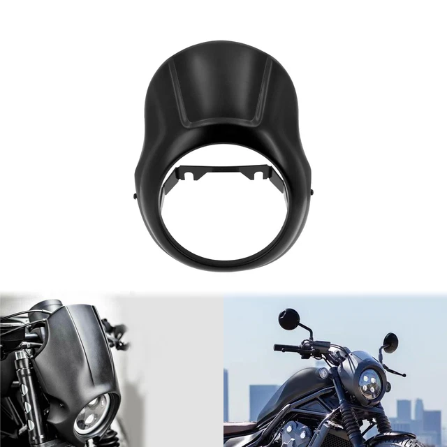 Motorrad Scheinwerfer Abdeckung Schwarz - Schutzgitter Für Honda Rebel CMX 300/500 2017-2022