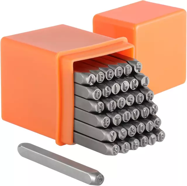 37 Stück 3Mm Zahlen Und Buchstaben Punch Set Schlagzahlen Set Schlagbuchstaben