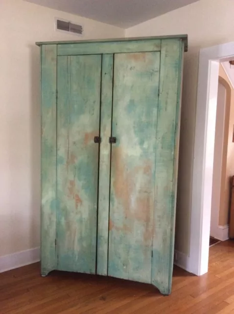 Primitive Cabinet, original paint!  Estimate 1840's.