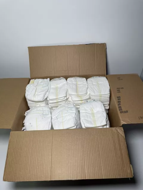 Newborn & Size 1 Diapers | Huge Box Of 180 Pampers And Huggies Infant Diapers