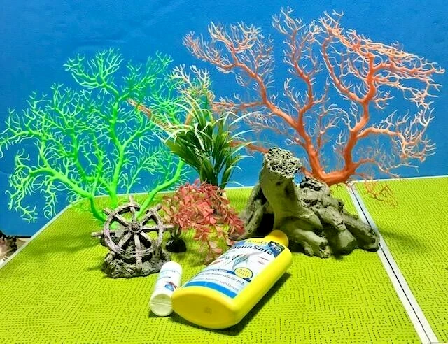 Aquarium Fish Tank Accessories - Plants, Hide, Ship's Wheel,Aquasafe,Filterstart