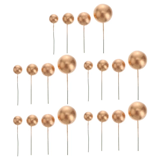 30 PièCes Mini Topper De GâTeau De Ballon Balle GâTeau Topper Cupcakes