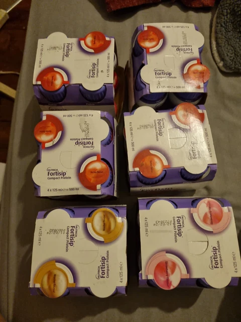 24x125ml FortisipCompact Mixed Flav,protein Drink, Food Supplement