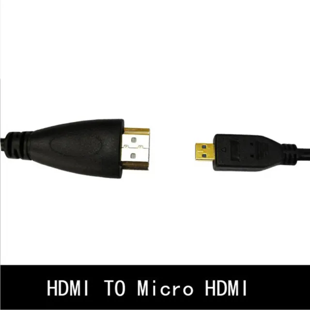 Micro HDMI to HDMI Cable Gold Plated Micro HDMI Cable 1080p for Phone HDTV ooXI