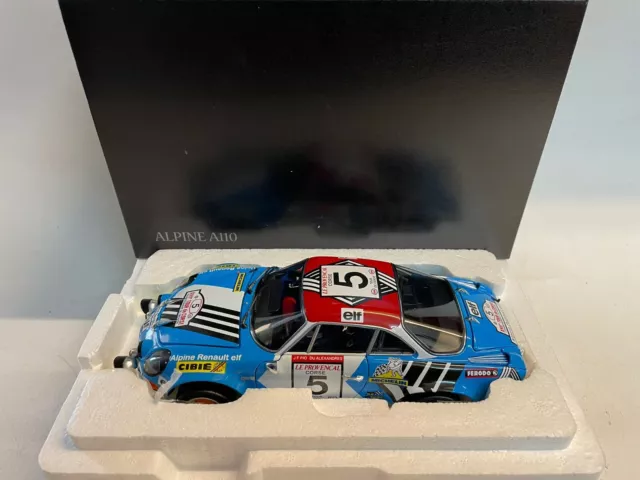 Kyosho Renault Alpine A110 #5 Piot Rallye Tour De Rennsport 1973 1/18 08485B