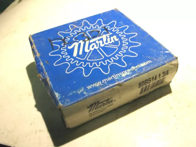 Nib Martin 80Bs14 1 3/4 #80 Roller Chain Sprocket 14 Teeth  1 3/4" Bore P7664