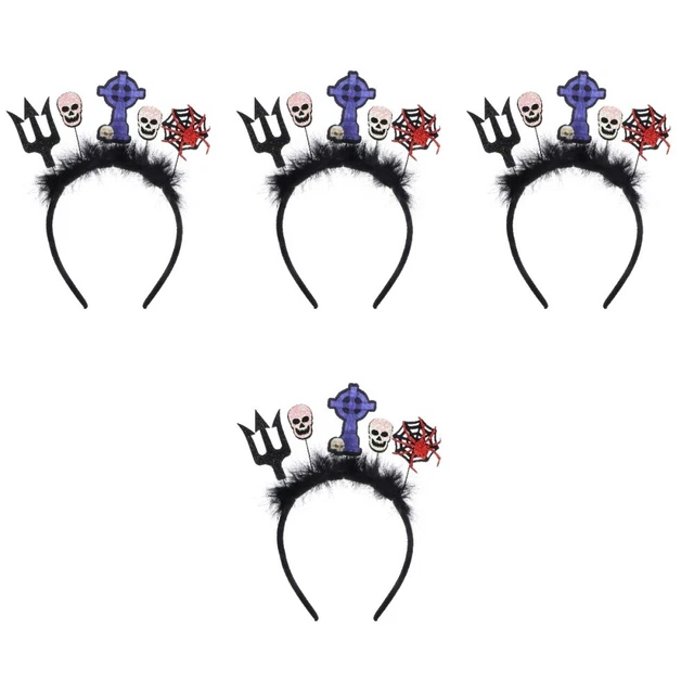 4x decorazioni di Halloween Halloween premium sicure per decorare feste cosplay