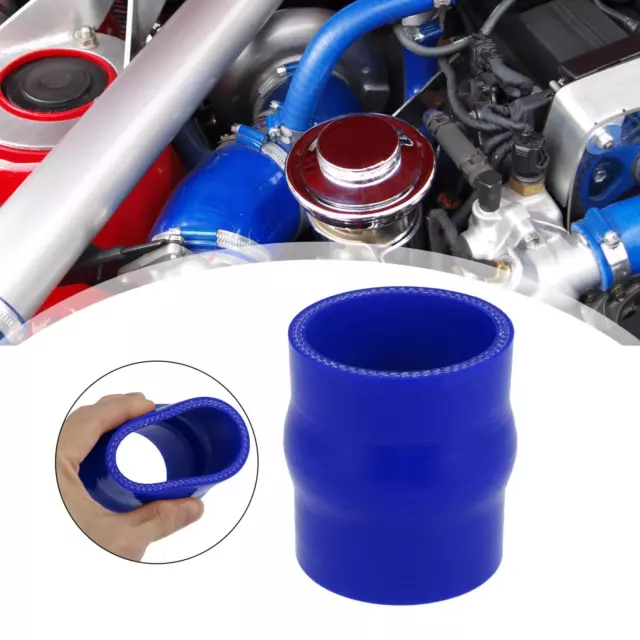 57mm 2.25" ID Straight Silicone Car Reducer Hose Coupler Intercooler Tube Blue