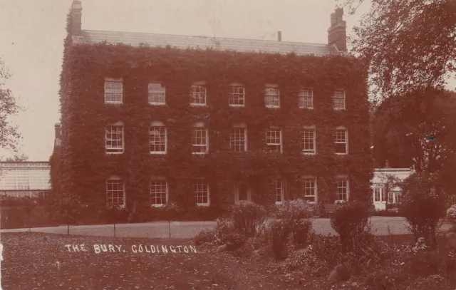 Postcard - View of The Bury, Goldington, Bedfordshire - posted in 1915.