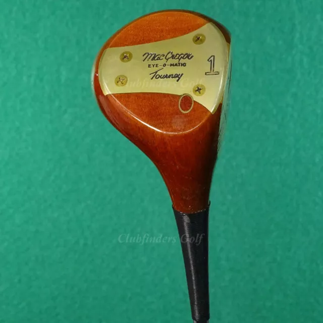 VINTAGE MacGregor Tourney Eye-O-Matic Persimmon 1 Wood DG X100 Steel Extra Stiff