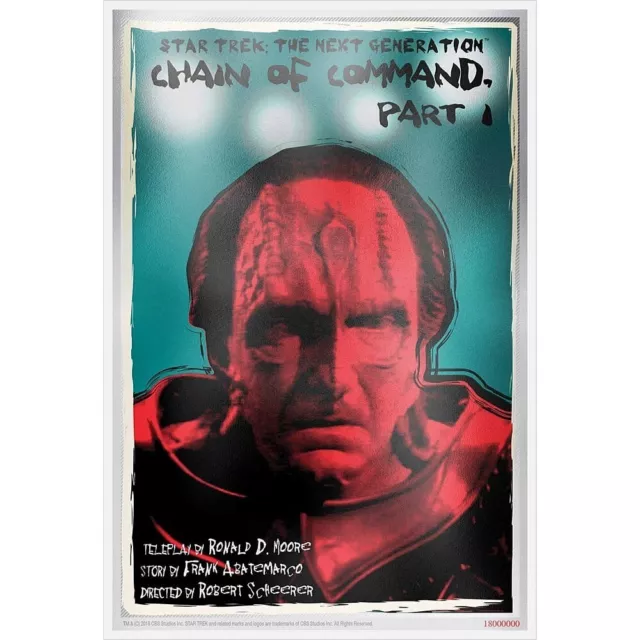 STAR TREK NEXT GENERATION – CHAIN OF COMMAND, PART 1: 2018 Juan Ortiz 5g silver STAR TREK NEXT GENERATION – CHAIN OF COMMAND, PART 1: 2018 Juan Ortiz 5g silver