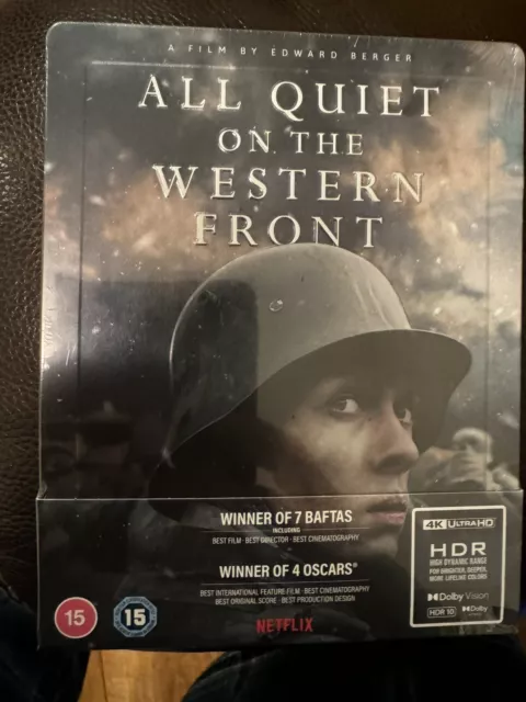 All Quiet On the Western Front(2022)  Steelbook Limited Edition 4K UHD+Blu Ray