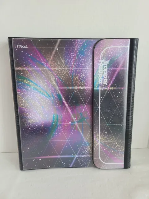 Trapper Keeper 80s Retro Collection Glitter Galaxy 1in Binder NWOT