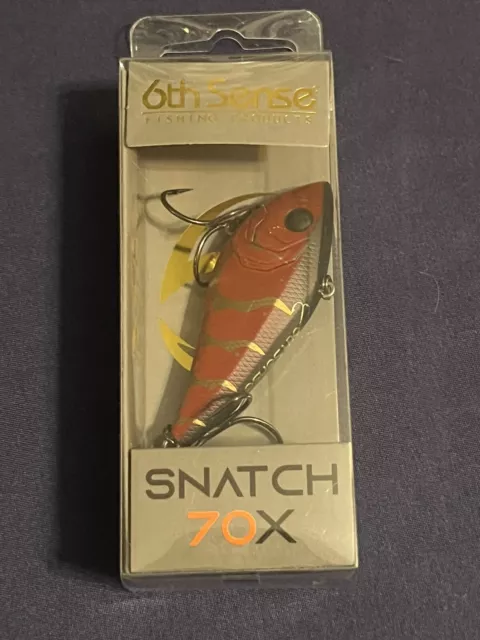 NEW 6TH SENSE Snatch 70X 5/8 OZ Lipless Crankbait Fishing Lure Brown Eye  Special $993.00 - PicClick