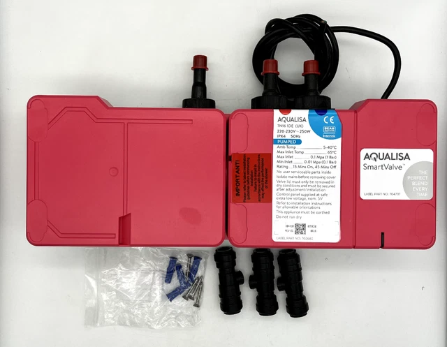 Aqualisa processore Smartvalve pompato digitalmente per doccia. Quartz Touch. Smart