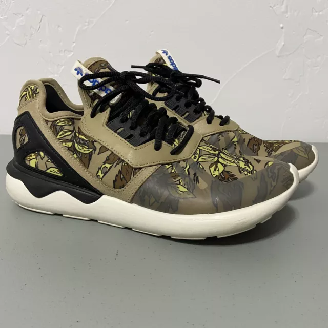 Adidas Tubular Runner Seaweed Camo Athletic Shoes Sneakers Men's 9