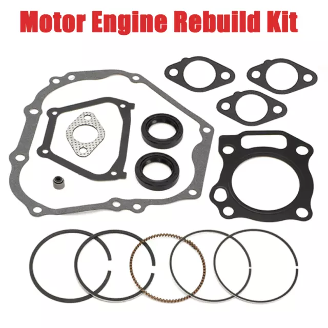 For Yamaha Cart 301cc G16A G20A 1996-2002 Engine Rebuild Kit Gaskets Rings Seals