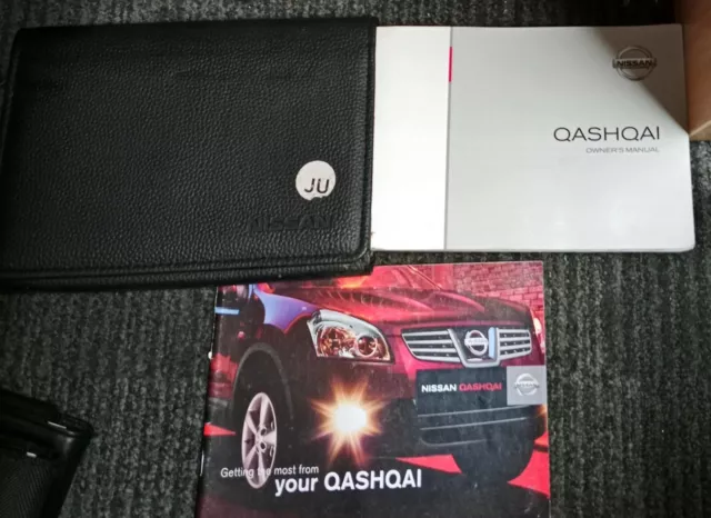 NISSAN QASHQAI OWNERS MANUAL HANDBOOK  WALLET PRINT 2007 ref 800