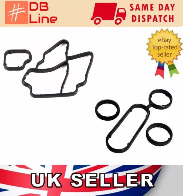 Oil Cooler Filter Bracket Gasket Set Repair For Audi Vw Seat Skoda 1.6 2.0 Tdi