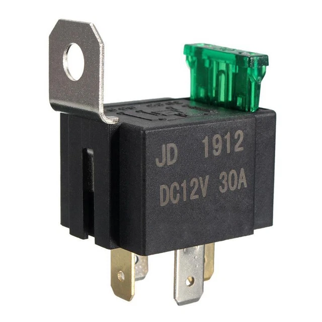 12V 30A 4 Pin SPST Auto KFZ Relais Schliesser oeffner Wechsel Schalter Umsc1174