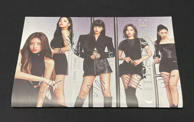 ITZY autographed "CHESHIRE" 6th Mini Album signed PROMO CD
