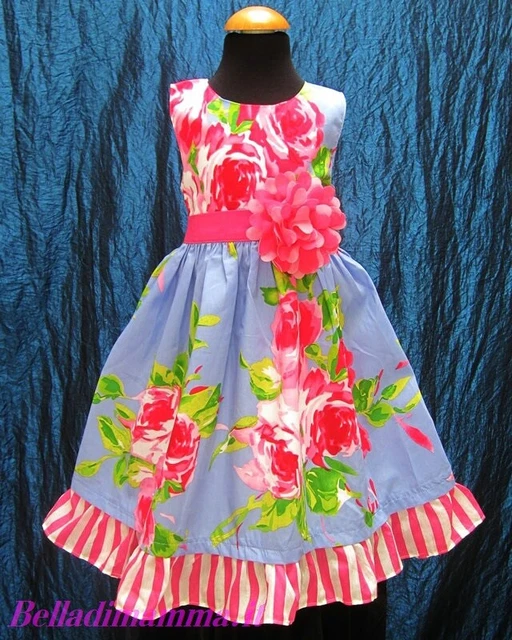 Vestito Abito Cerimonia Elegante Bimba Bambina Belladimamma (1-8 anni)
