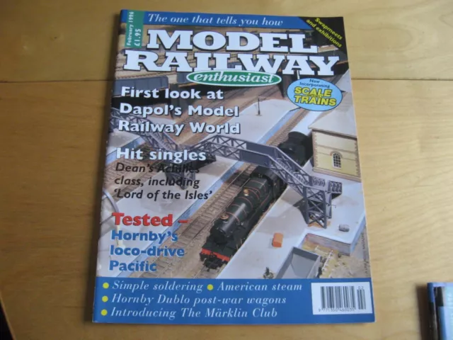 model railway enthusiast february 1996 dean single hornby dublo post war wagons