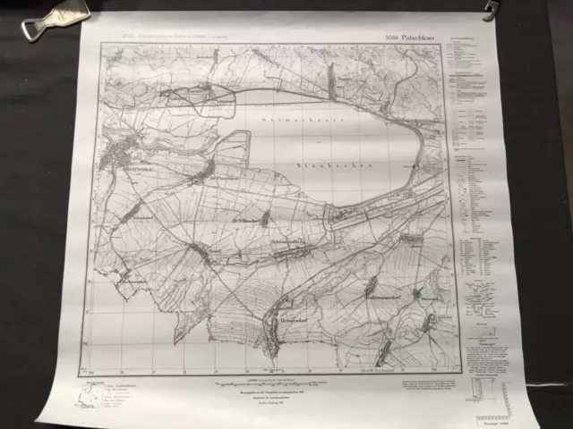 Landkarte Meßtischblatt 5568 Patschkau, Paczków, Schwammelwitz, Schlesien 1936