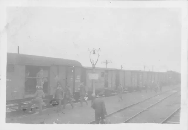 Orig. Foto - US Flieger im Zug - Frankreich 2WK