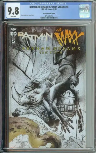 Batman The Maxx: Arkham Dreams #5 CGC 9.8 Retailer Incentive Cover
