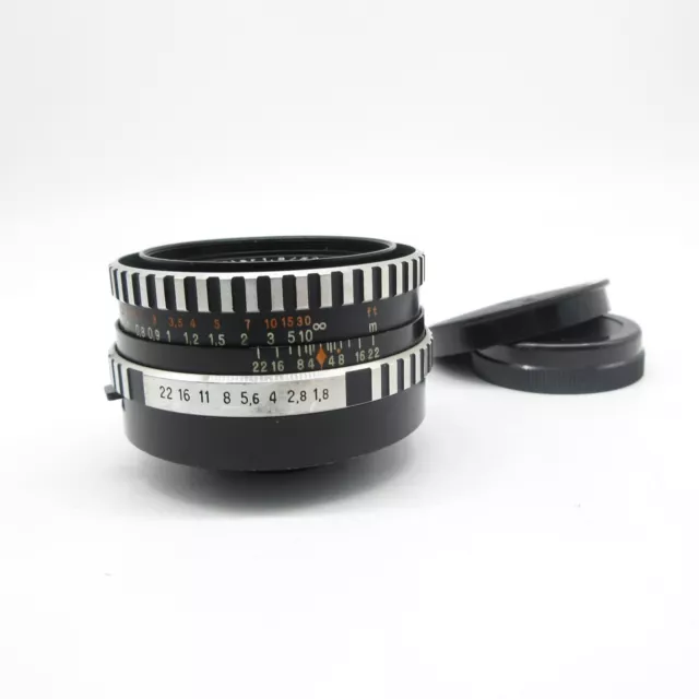 M42 Carl Zeiss Jena Zebra Pancolar 1.8/50 Objektiv
