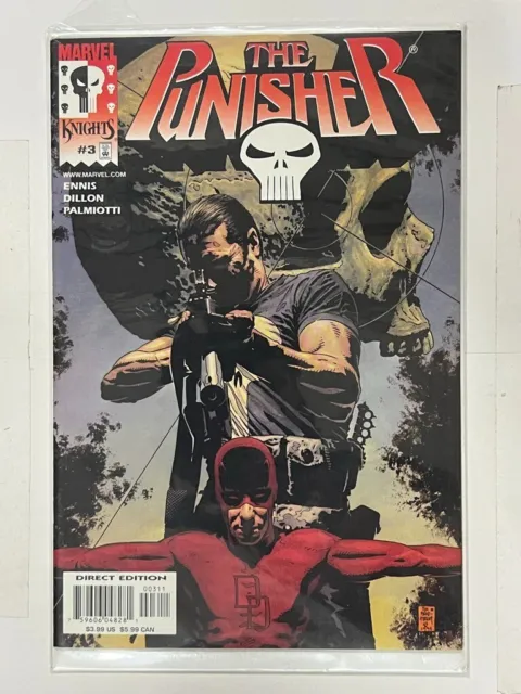 THE PUNISHER #3 (2000) Marvel Knights Vol. 3 Featuring Daredevil Direct Edition