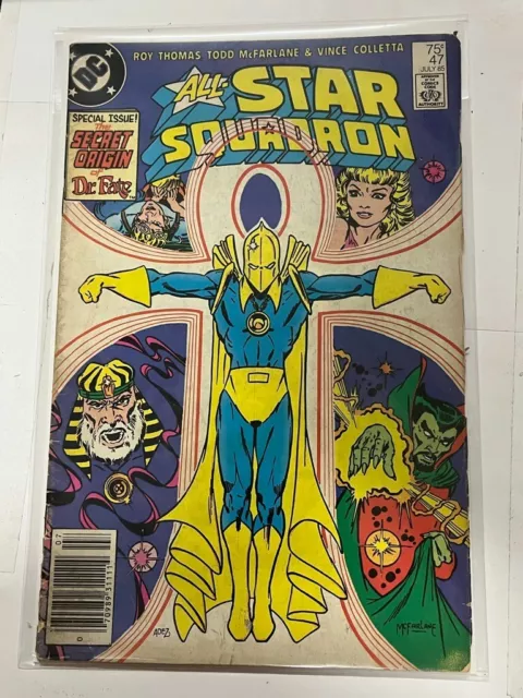 All-Star Squadron 47 / DC Comics 1985 / Dr. Fate Origin / Early Todd McFarlane